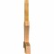 Ekena Millwork Davenport Rough Sawn Timber Gable Bracket, Western Red Cedar, 96"W x 52"H x 4"D x 6"F, 13/12 Pitch GBW096X52X0406DAV00RWR - alternate 3